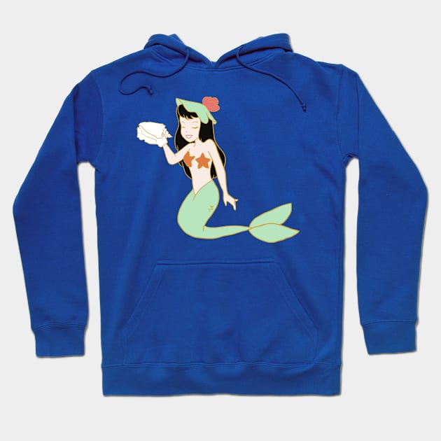 mermaid 3 Hoodie by littlemoondance